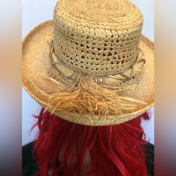 Vintage Straw Hat Kentucky Derby Women’s Hat by Sonni - Picture 3 of 10